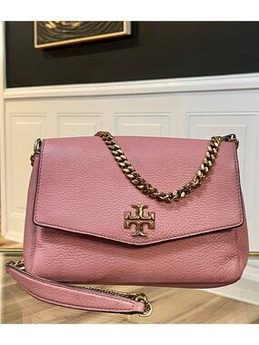 AUTHENTIC TORY BURCH PINK KIRA CONVERTIBLE SHOULDER BAG